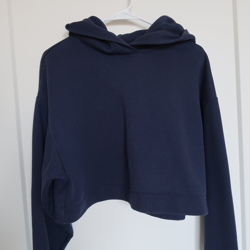 Alo Yoga Navy Blue Bae Hoodie